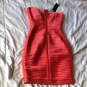 Bcbgmaxazria coral LILLIE dress